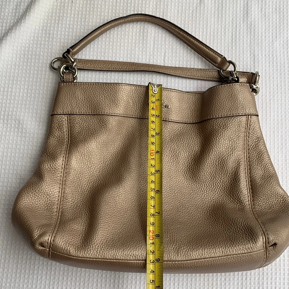 Coach metallic sheen purse